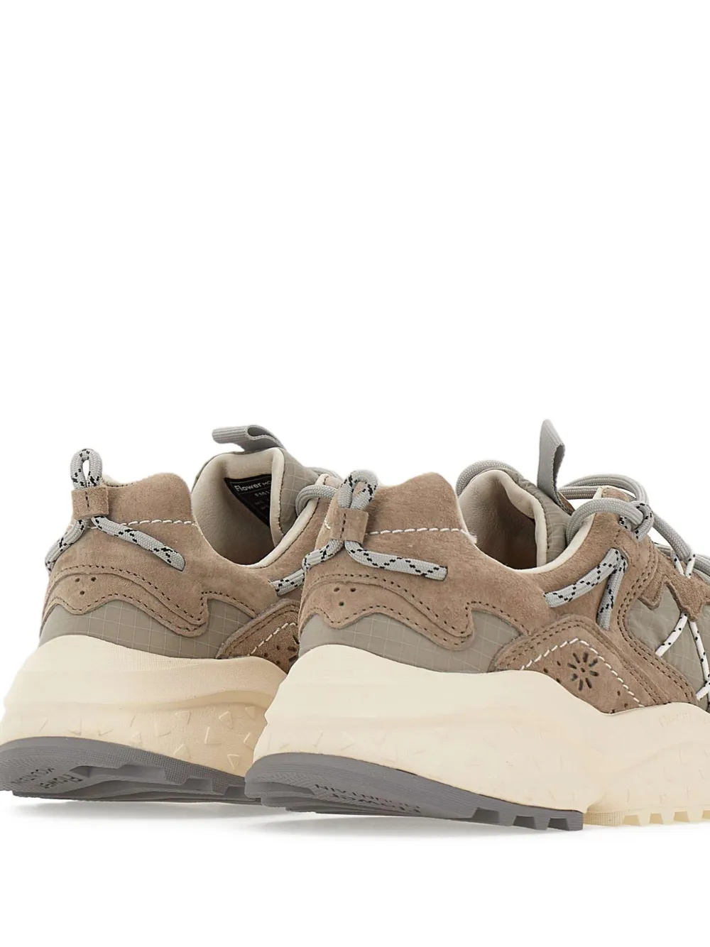 FLOWER MOUNTAIN Yamabushi suède sneakers Beige