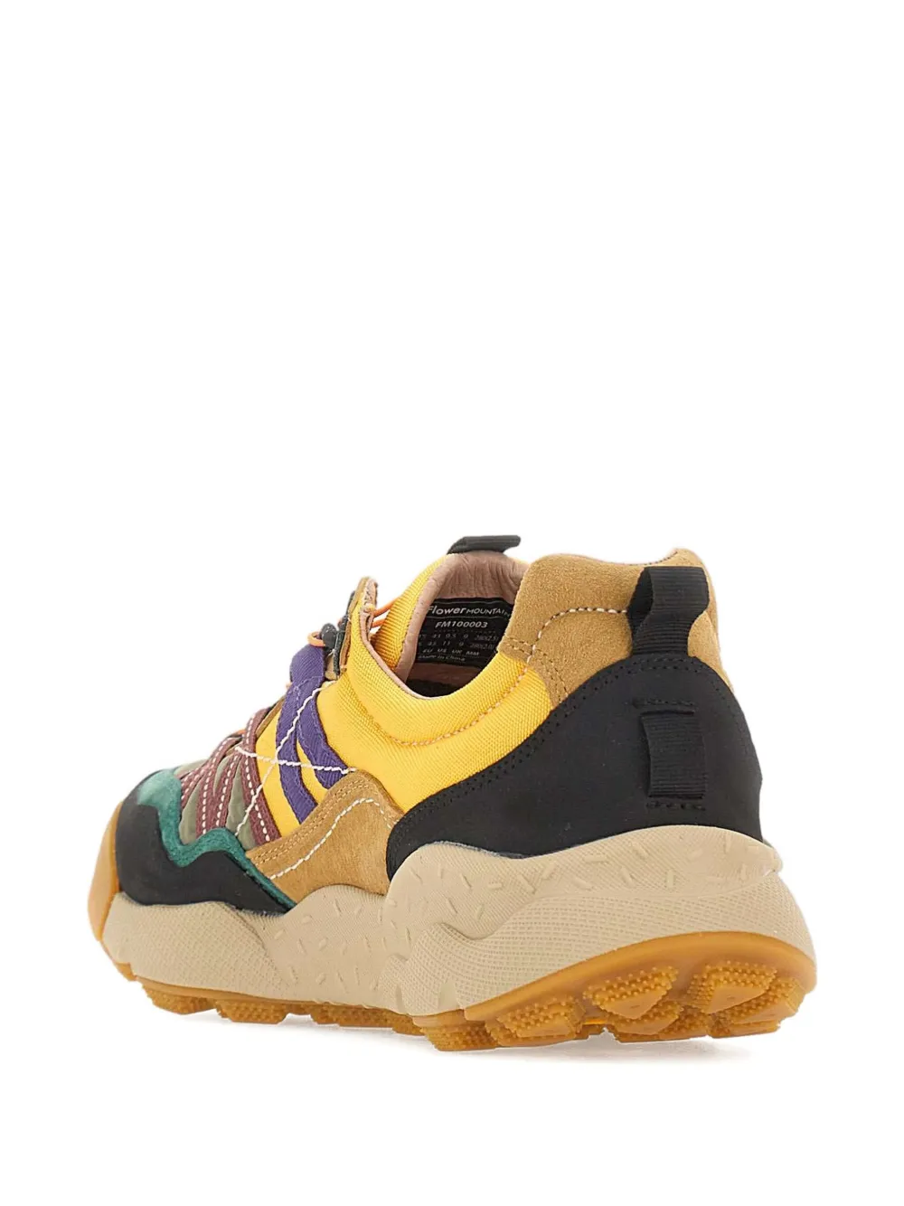 FLOWER MOUNTAIN Iwano low-top sneakers Geel