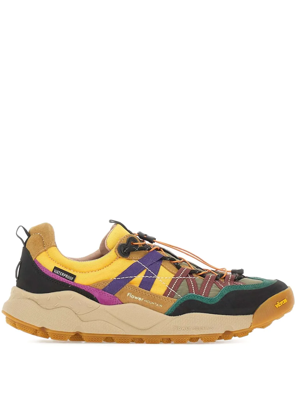 FLOWER MOUNTAIN Iwano low-top sneakers - イエロー FLOWER MOUNTAIN Iwano low-top sneakers - イエロー
