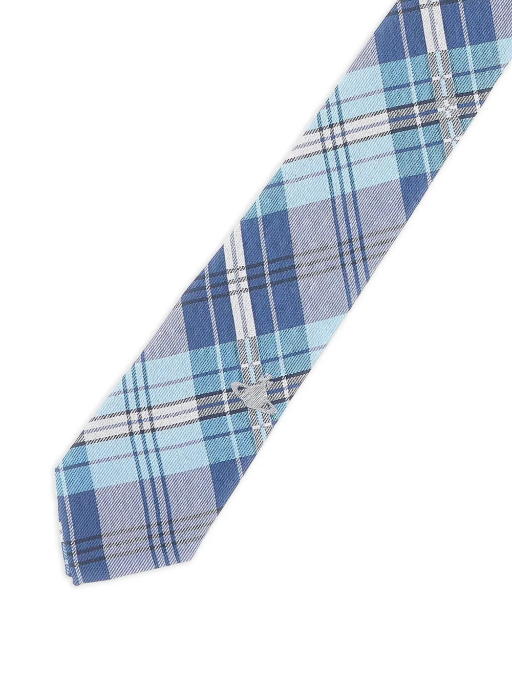 Vivienne Westwood cravate en soie à logo brodé | Homme | Image 2