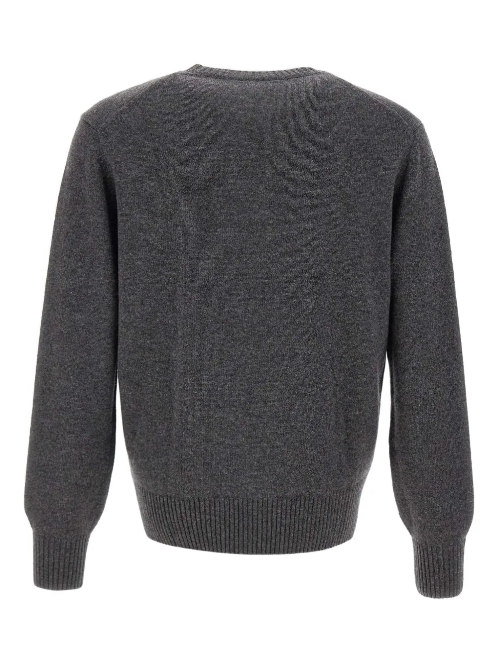 Lacoste embroidered crew-neck sweater - Grijs