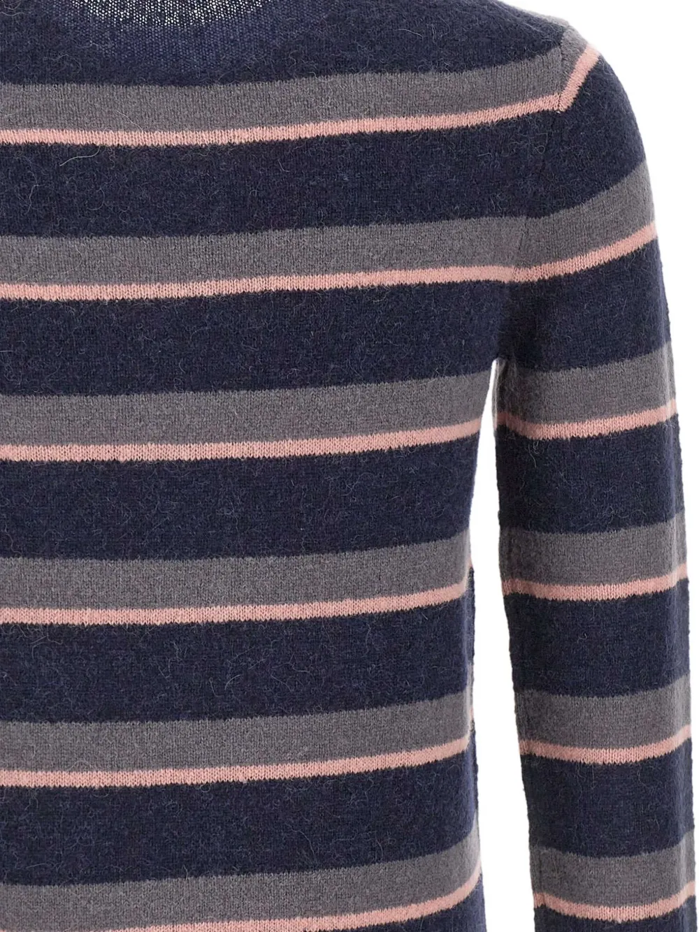 Sun68 Gestreepte sweater met lange mouwen Blauw