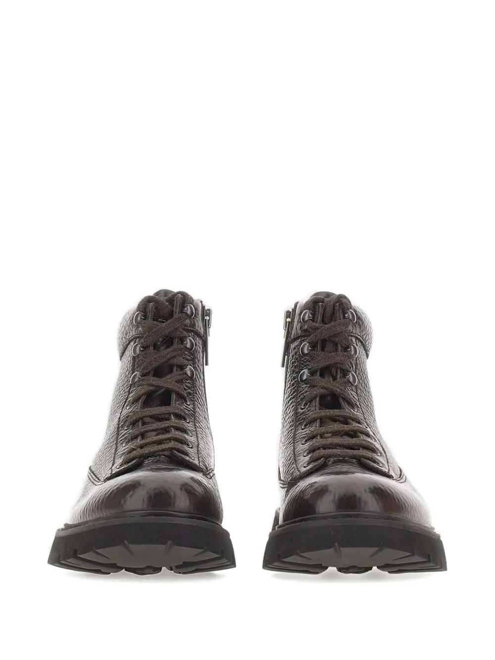 Doucal's Bewerkte veterlaarzen Bruin