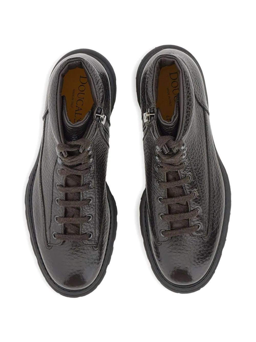 Doucal's Bewerkte veterlaarzen Bruin