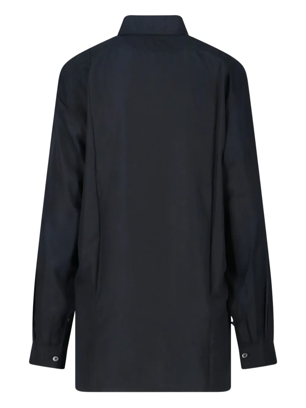 Setchu Klassieke blouse met knopen Zwart