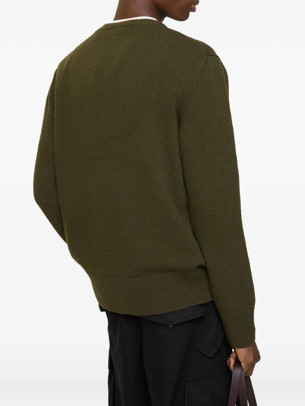 Burberry Intarsia gebreide trui Groen