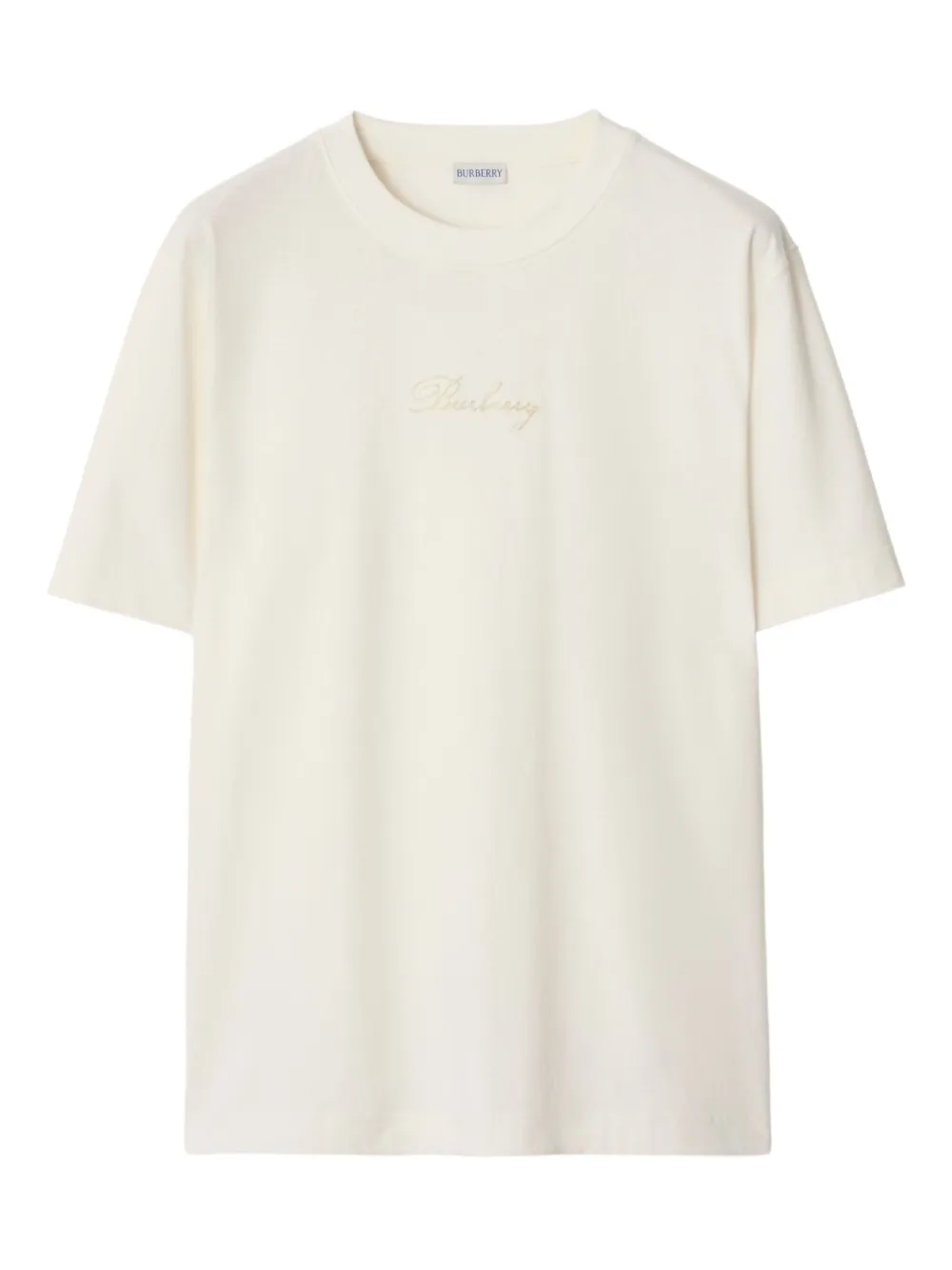 Burberry playera de algodón con logo estampado | blanco | Image 1