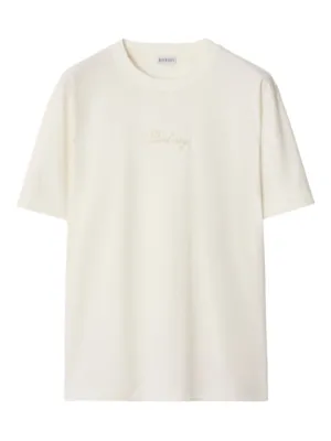 Burberry Check-trim Cotton T-shirt | White | FARFETCH