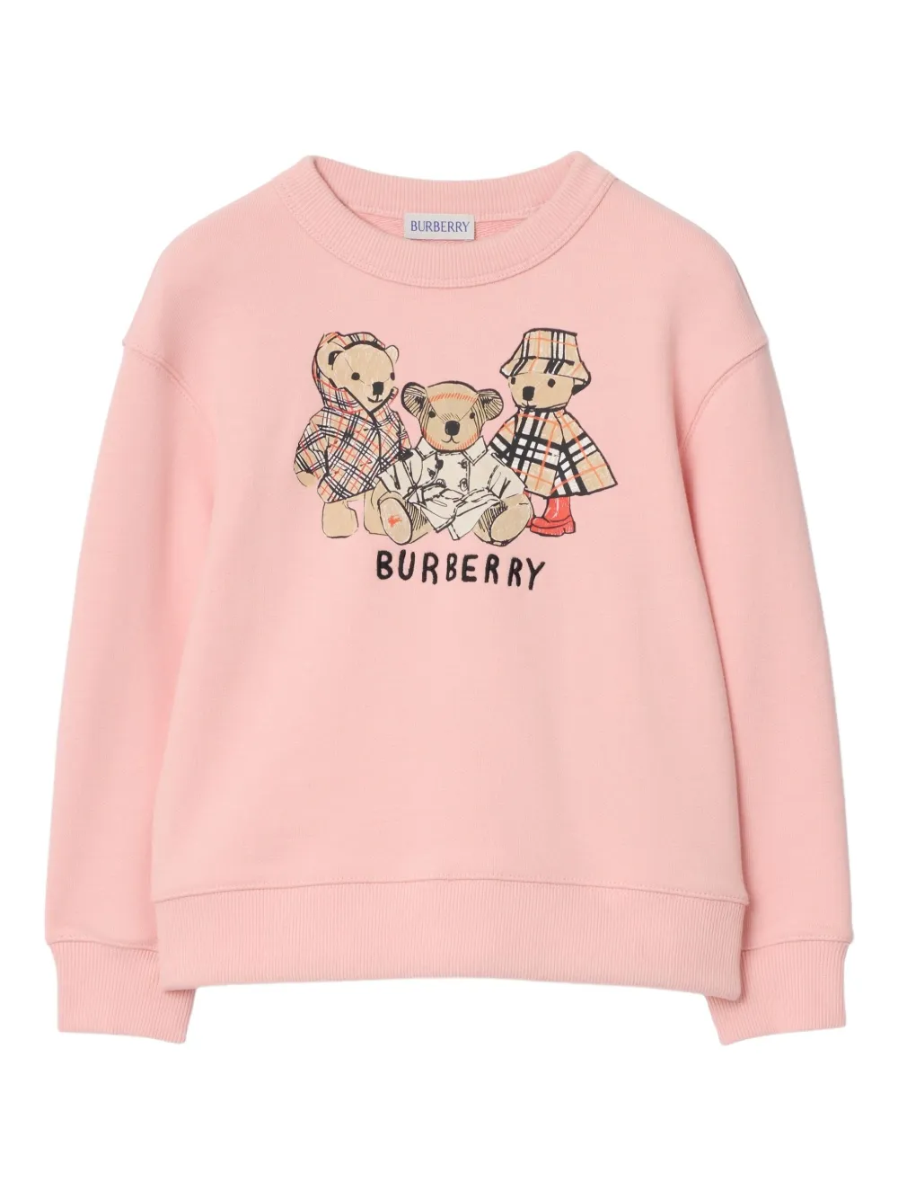 Burberry Kids Felpa con stampa Thomas Bear - Rosa