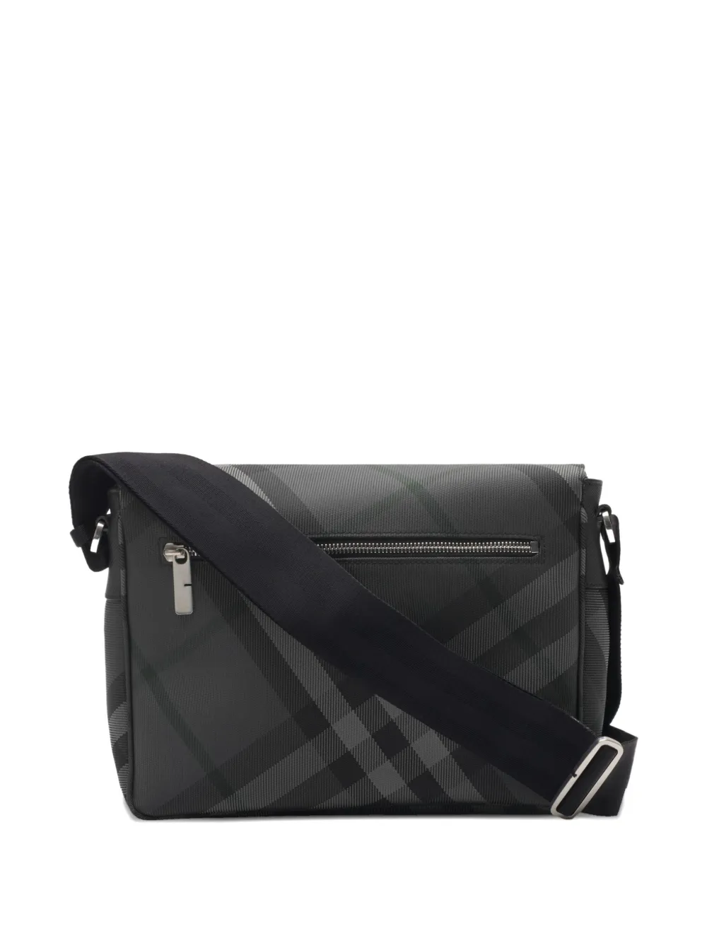  Burberry Logo-plaque Messenger Bag - Grey 
