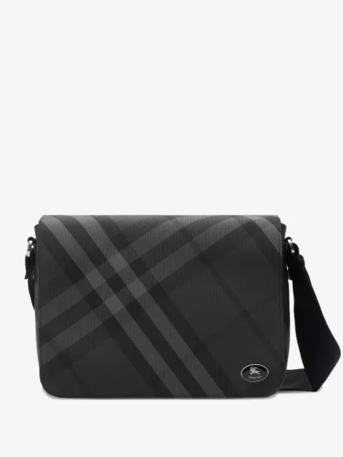 Burberry check-pattern messenger bag