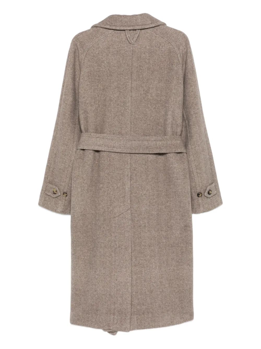 Valstar herringbone belted coat | Single Breasted Coats | Image 2