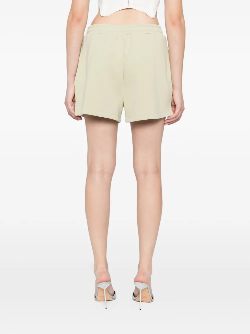 Off-White Bookish Flowers shorts Groen