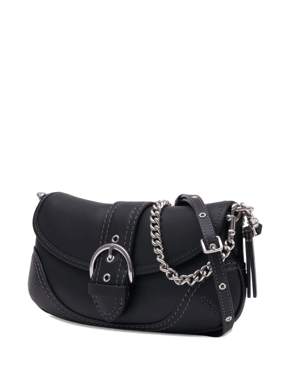 Coach Soho 25 buckle-fastening shoulder bag - Zwart