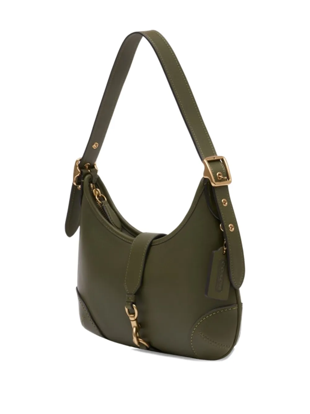 Coach Hamptons logo-detail shoulder bag - Groen