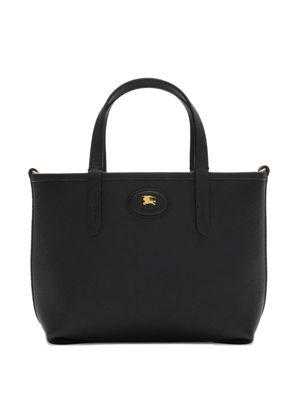 Burberry Mini Bloomsbury Reversible Check Tote Bag In Black