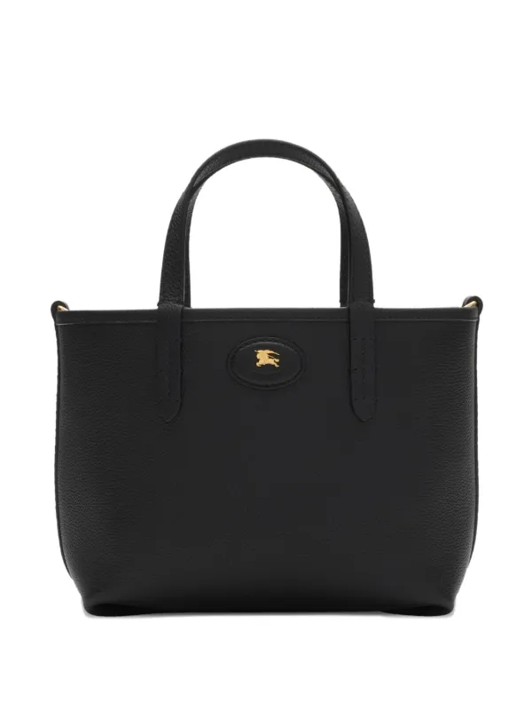 Burberry Mini Bloomsbury Reversible Tote Bag | Black | FARFETCH CA