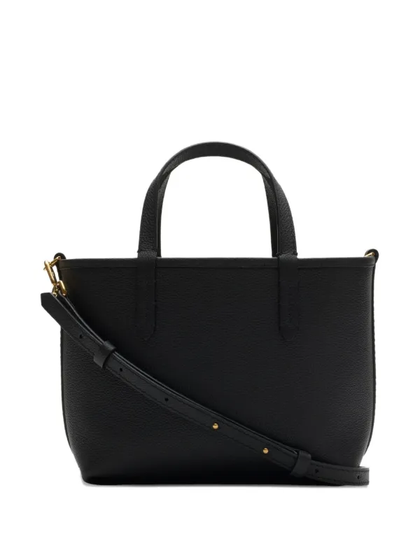 Burberry Mini Bloomsbury Reversible Tote Bag | Black | FARFETCH CA