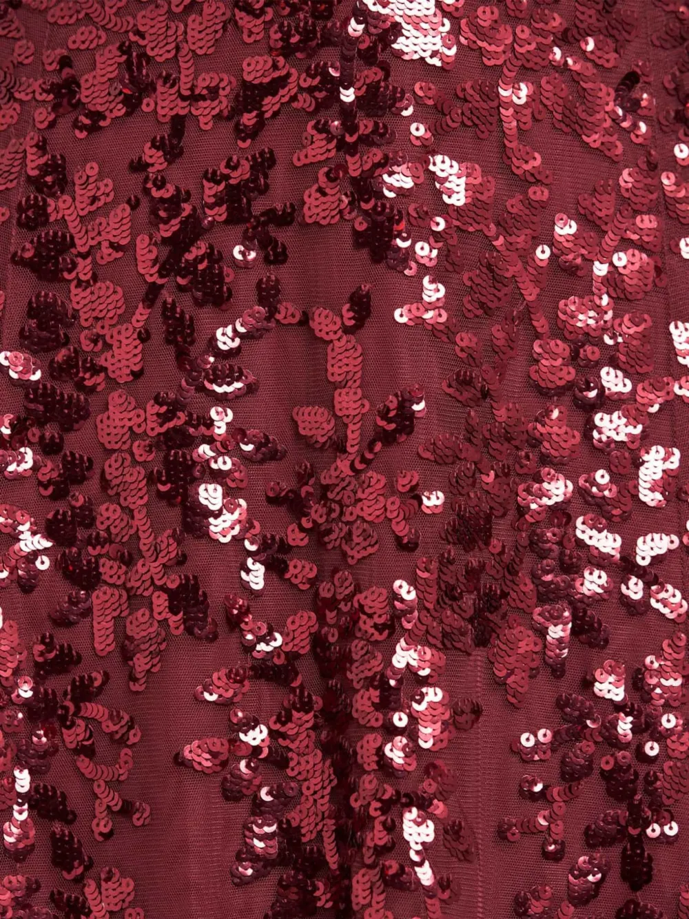 Needle & Thread Rosanna Sequin-embellishment Midi Dress In Red