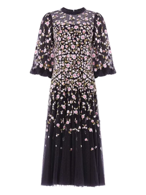 Needle & Thread Sylvia floral-print maxi dress