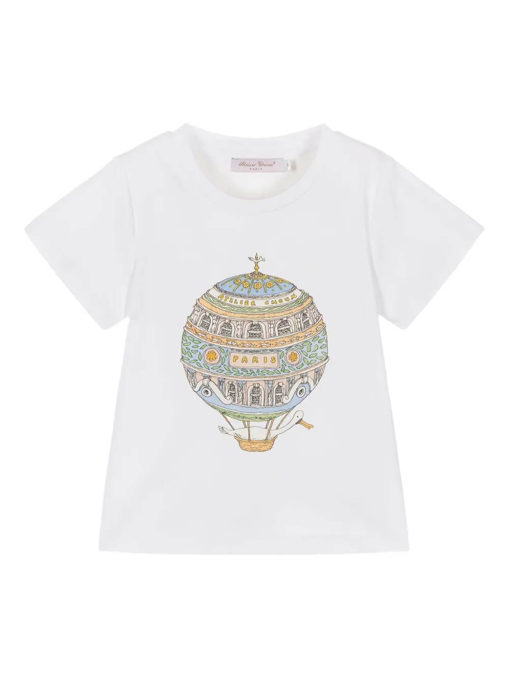 Atelier Choux playera con diseño gráfico | blanco | Image 1