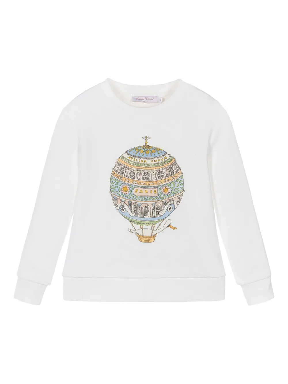 Atelier Choux graphic-design sweatshirt | White | Image 1