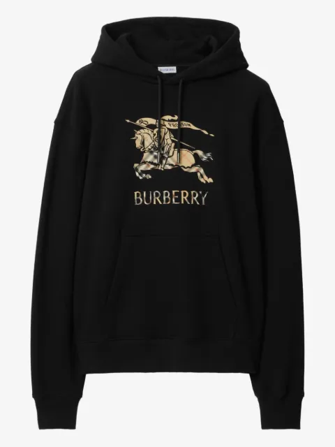 Burberry Equestrian Knight geruite hoodie