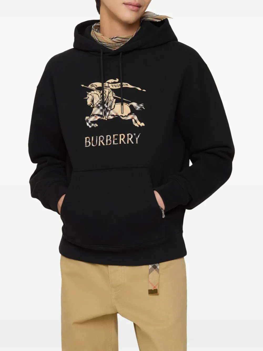 Burberry hoodie de algodón con logo estampado | Hoodies | Image 2