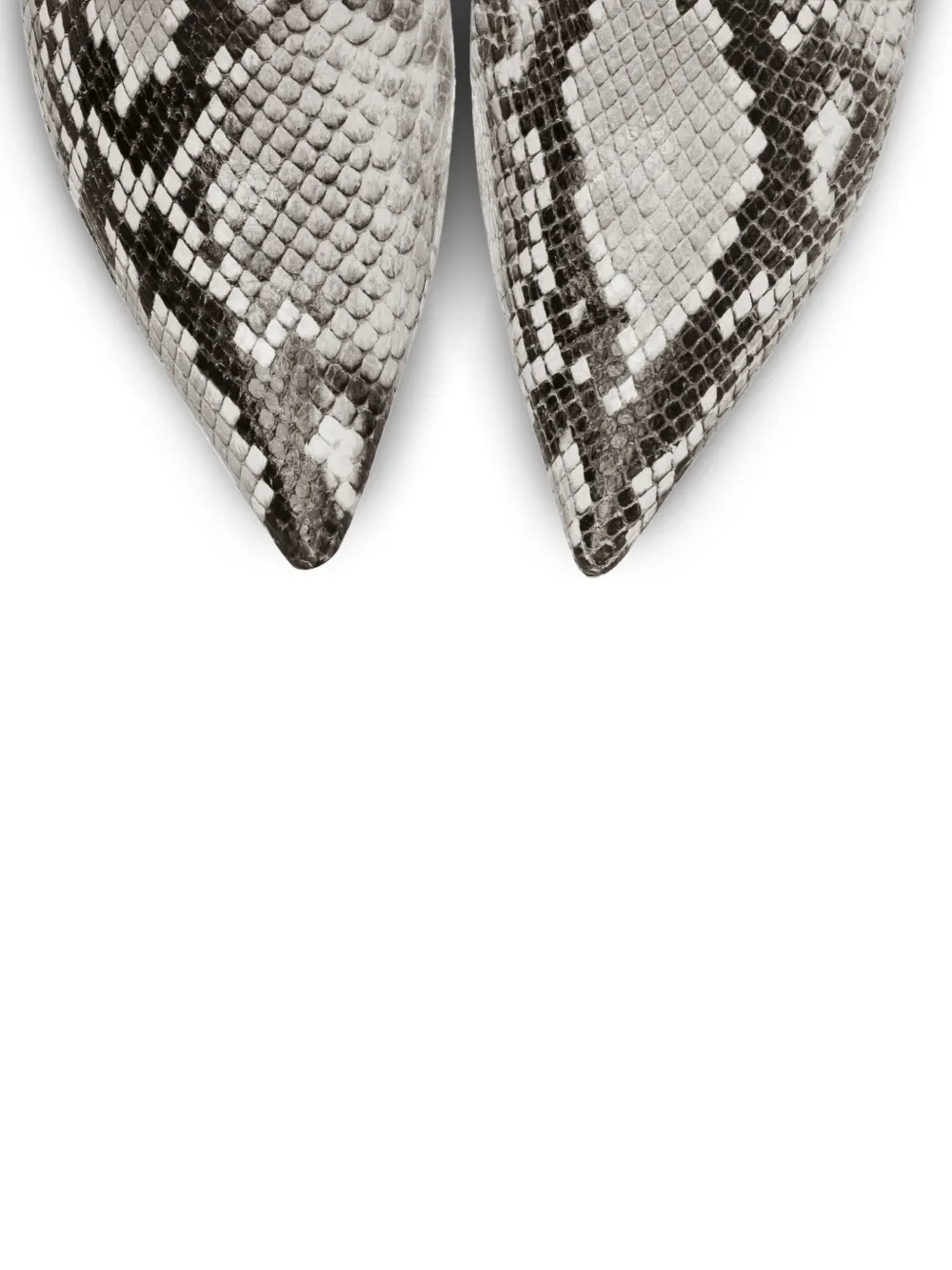 SMILING SHOES 50 mm Numa enkellaarzen met slangenprint Grijs