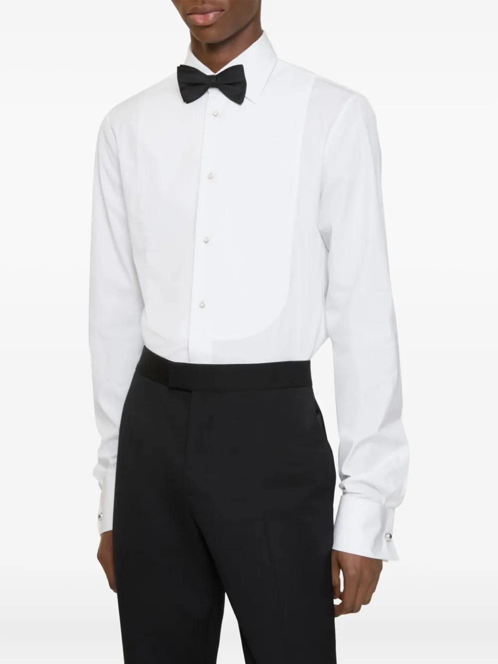 Burberry Katoenen overhemd met bies - Wit