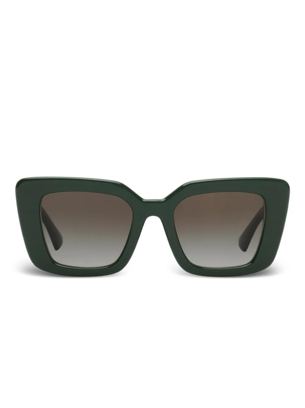 Burberry Eyewear EKD oversize-frame logo sunglasses - Verde