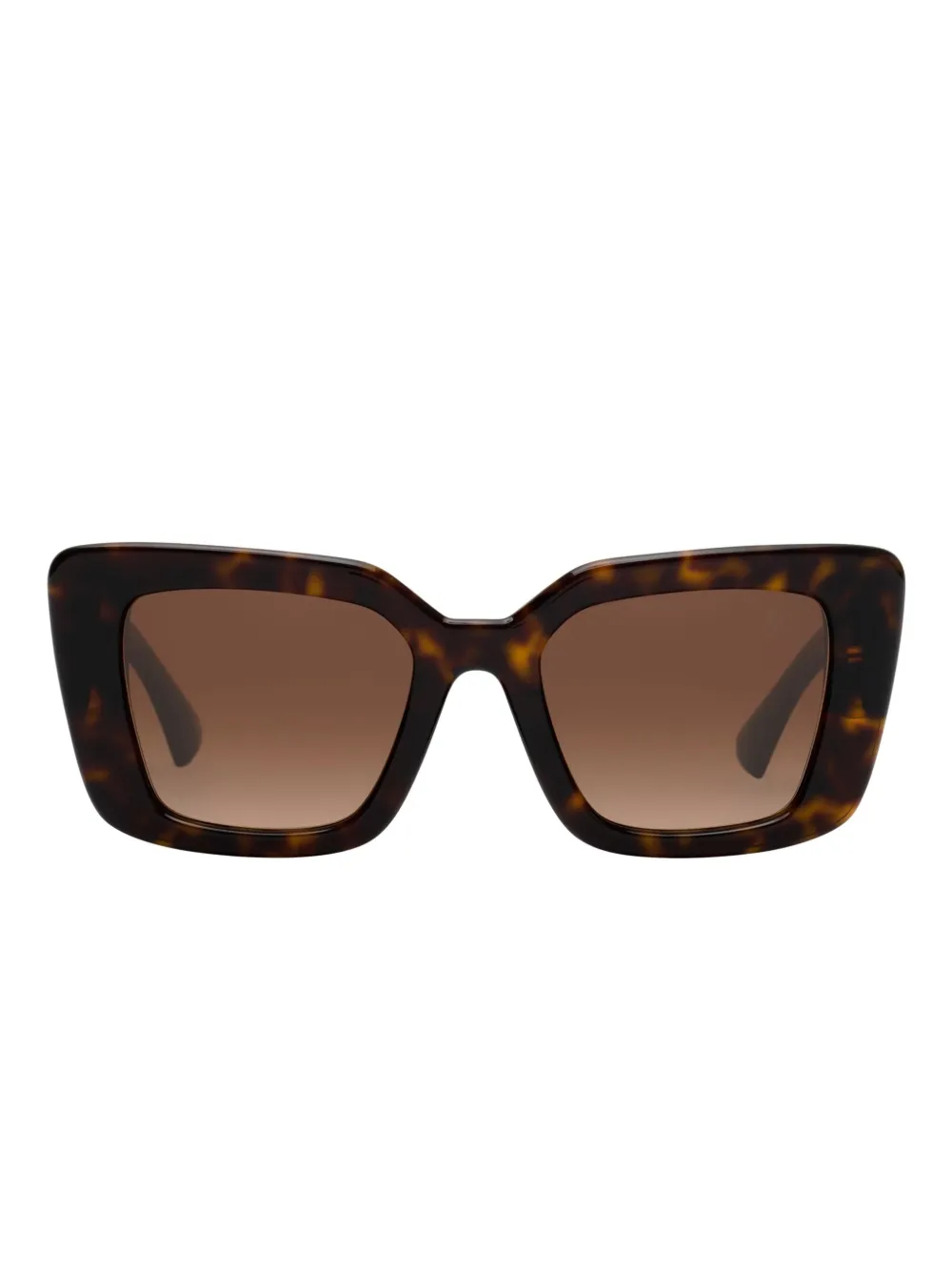 Burberry Equestrian Knight Design Sunglasses In Brown