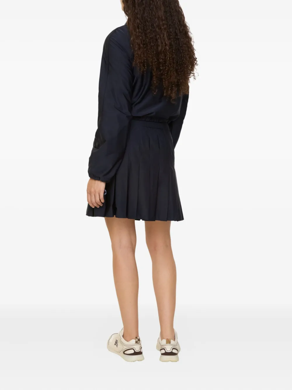 Burberry Wrap Mini Skirt In Blue