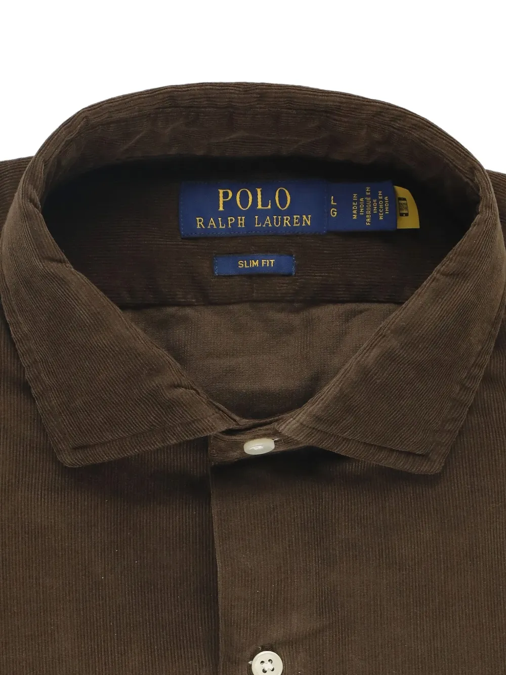 Polo Ralph Lauren Ribfluwelen overhemd Bruin