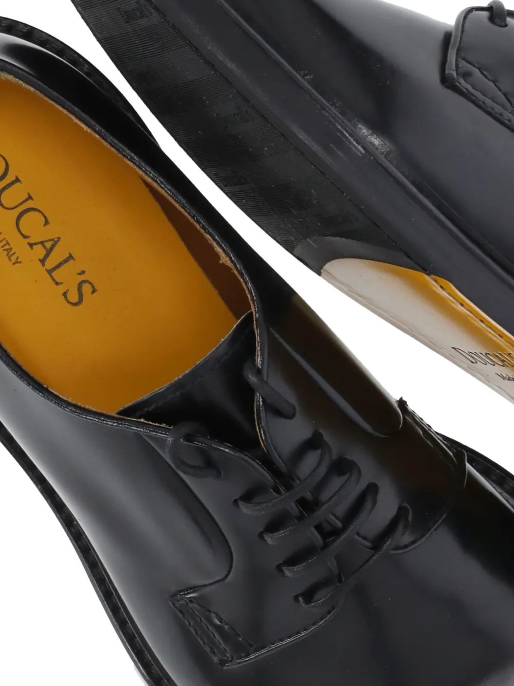 Doucal's lace-up derby shoes Zwart