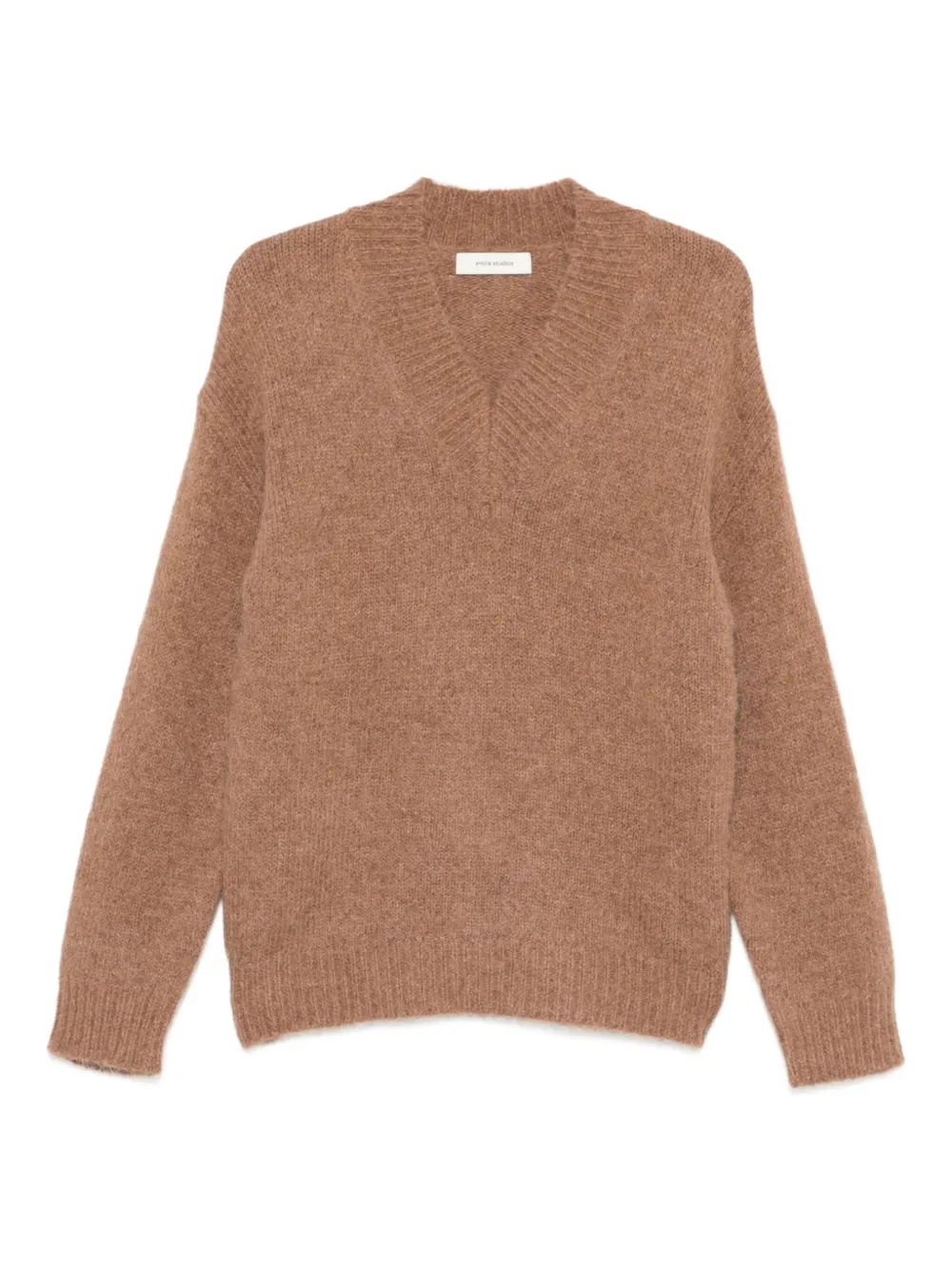ENTIRE STUDIOS Deco Vネック セーター | ブラウン | Image 1
