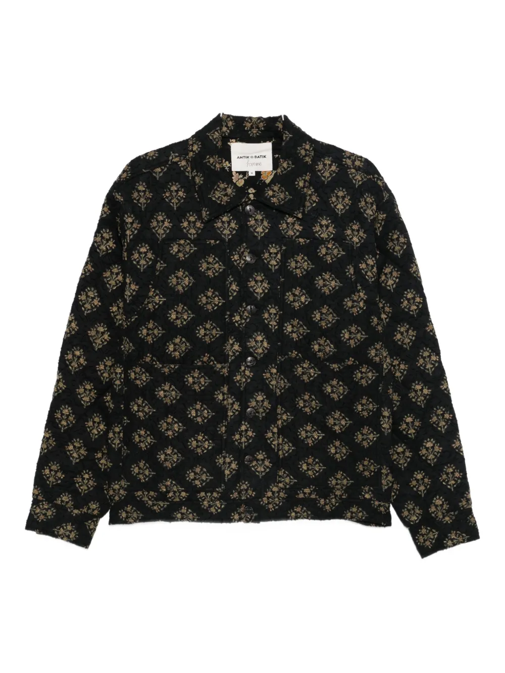 Antik Batik floral-pattern jacket | Black | Image 1