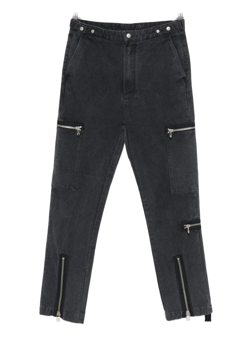 Oamc Peacemaker Flight Pant Zip Pocket Trousers In Gray