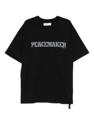 NO PROBLEMO CND Wave Regular Fit T-shirt | Black | FARFETCH IL