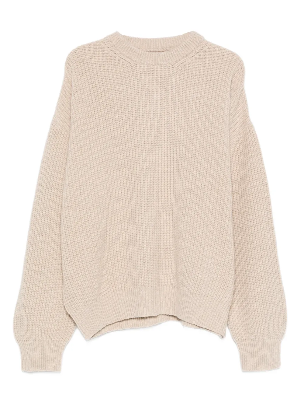 LC23 ribbed crew neck sweater | Neutrals | Image 1