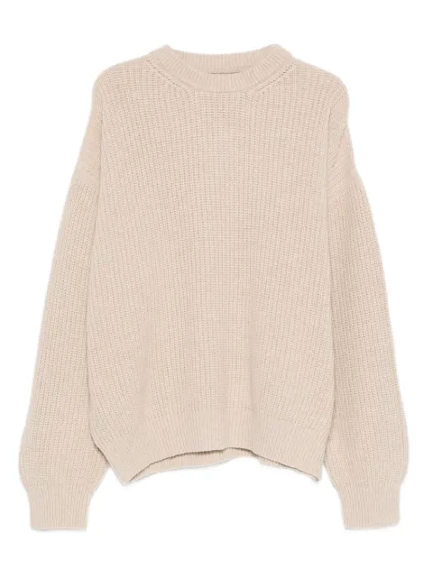 LC23 ribbed crew neck sweater