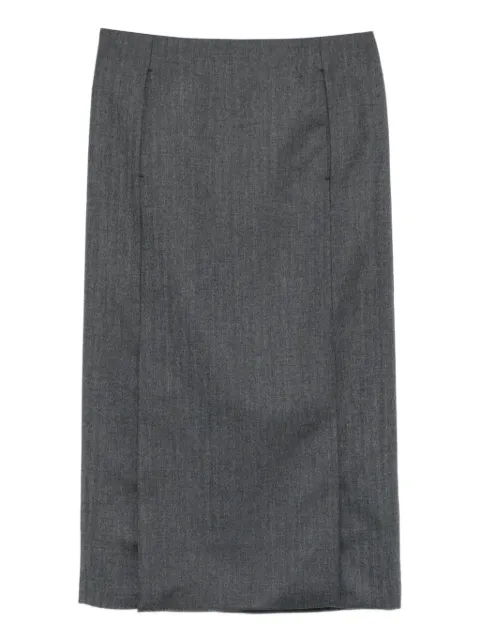 ENTIRE STUDIOS slit-detail midi skirt