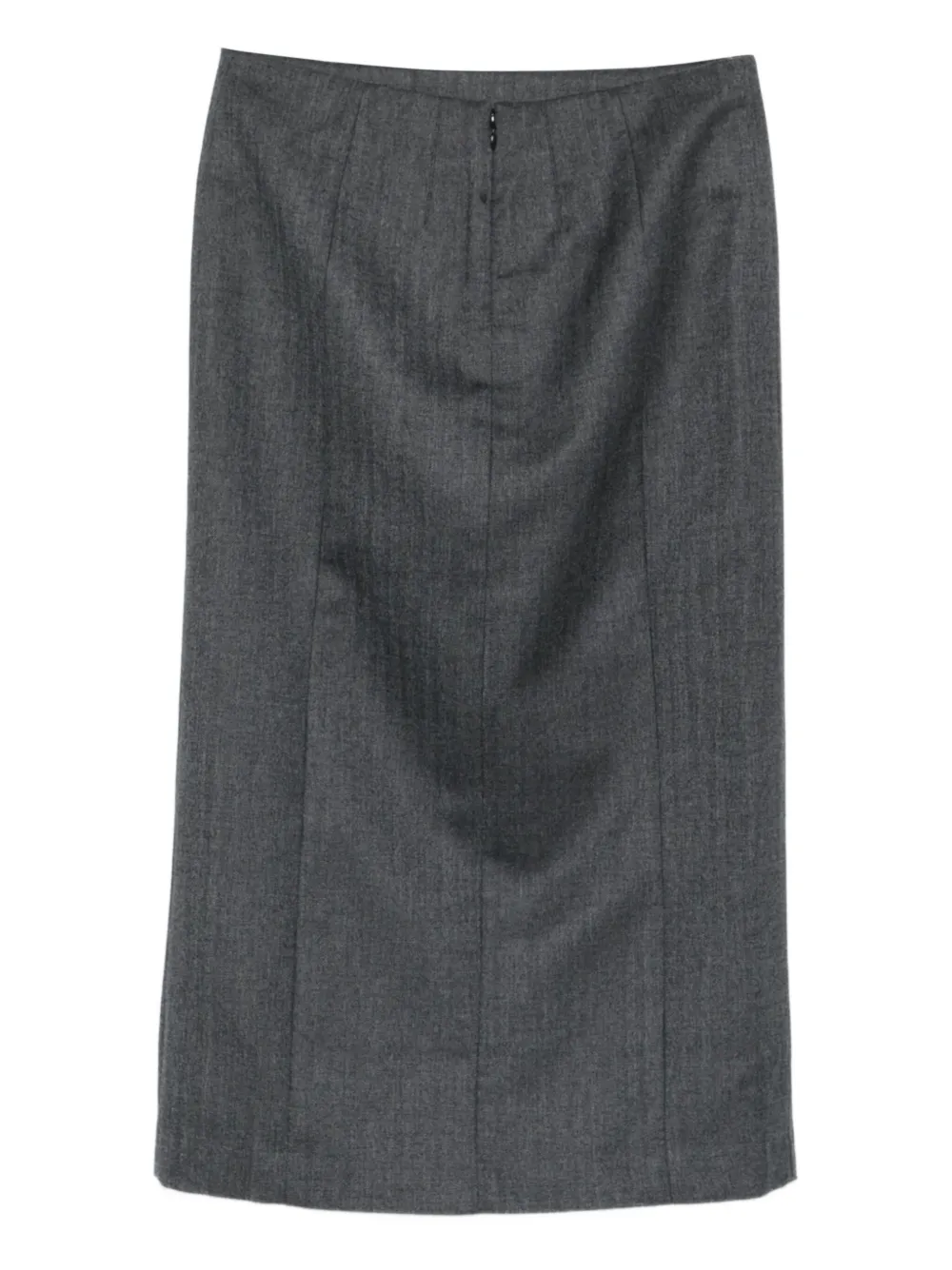 ENTIRE STUDIOS Midi-rok met split - Grijs