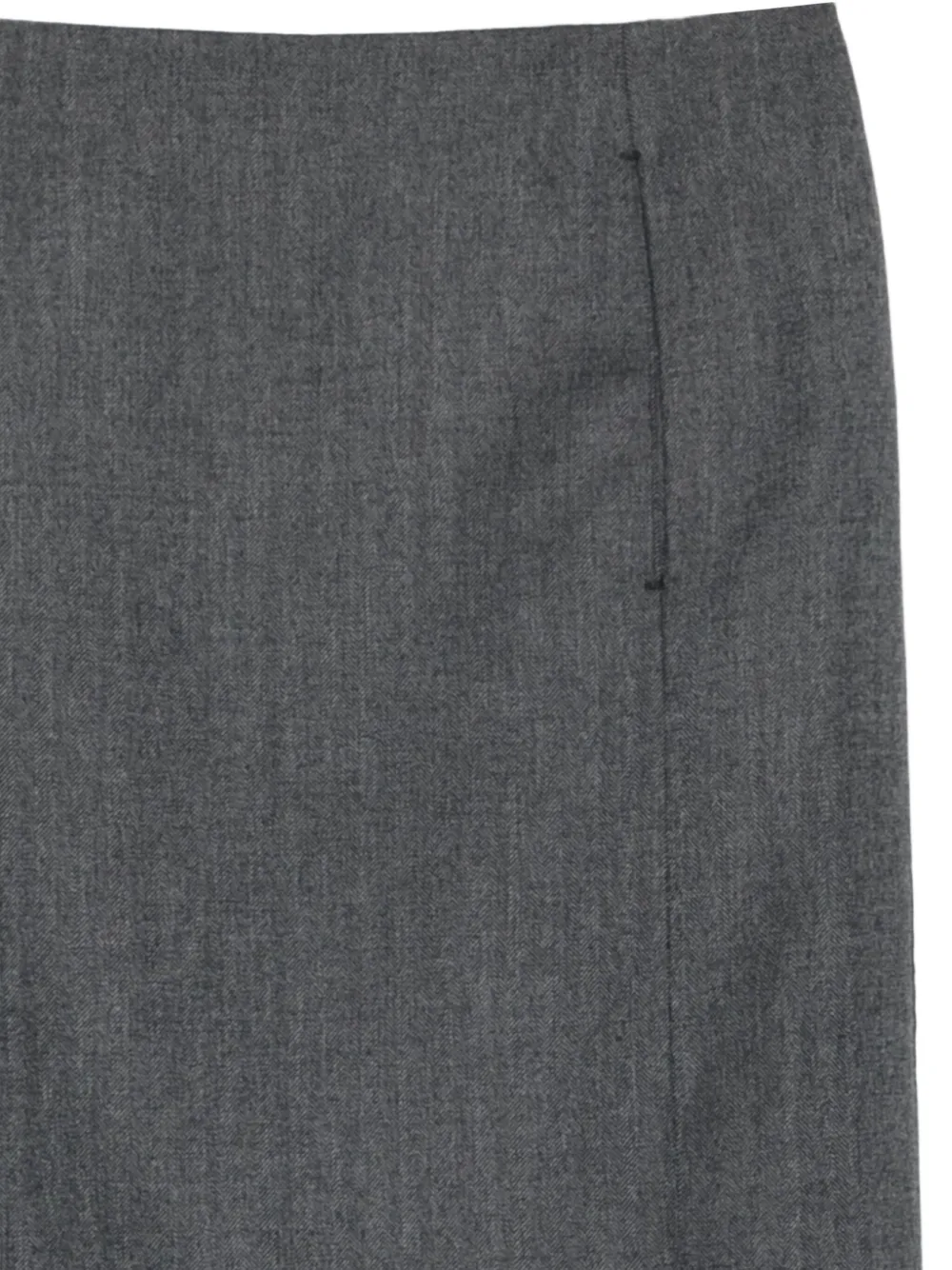 ENTIRE STUDIOS Midi-rok met split Grijs