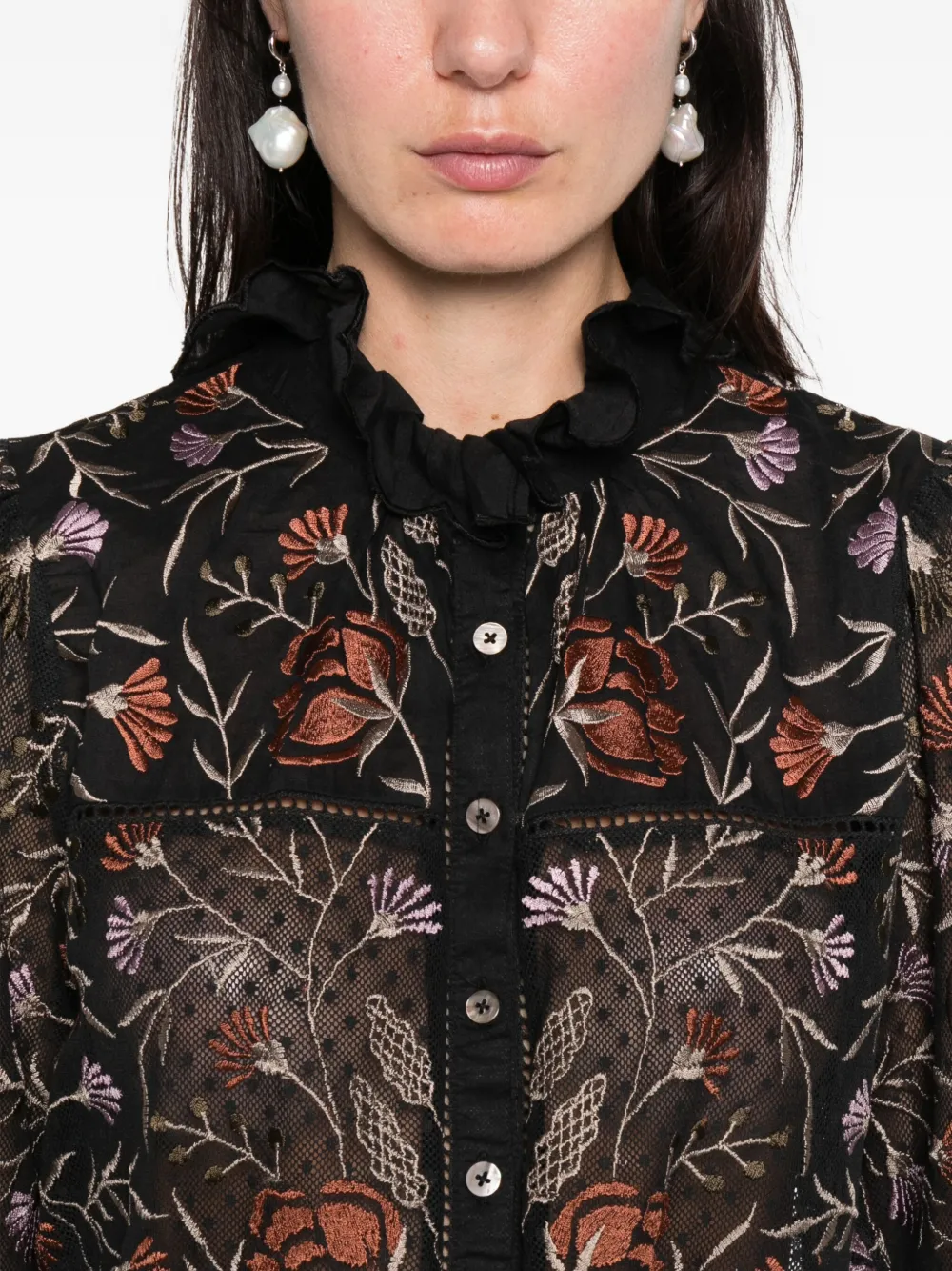 Antik Batik Arima Blouse Clothing In Black