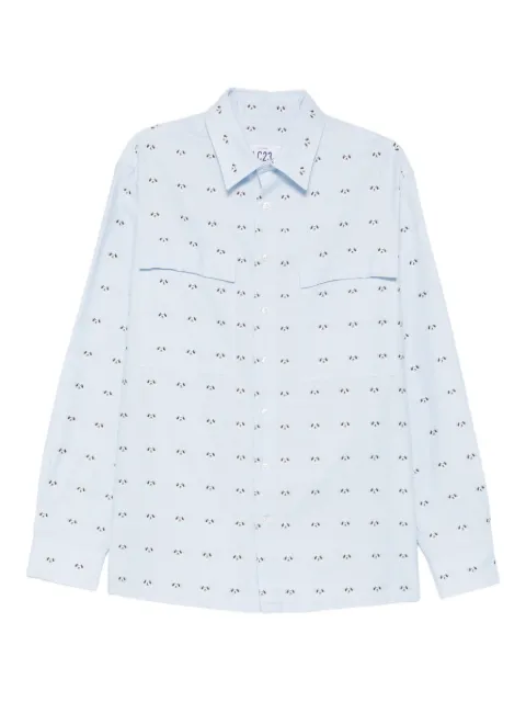 LC23 chest-pocket patterned shirt