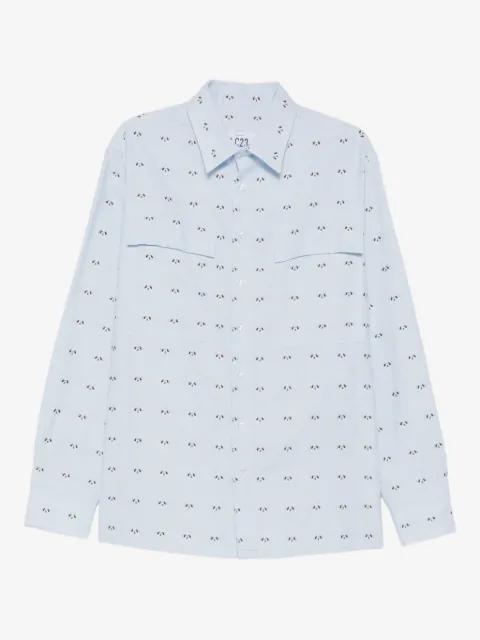 LC23 chest-pocket patterned shirt