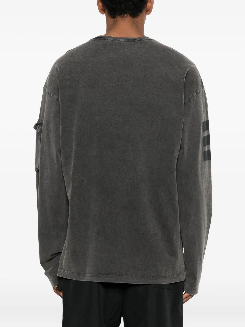 OAMC Peacemaker T-shirt met zak op de mouw Zwart