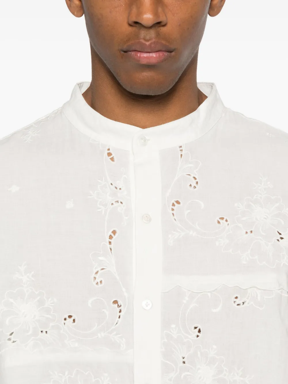 Antik Batik Carmina overhemd Beige