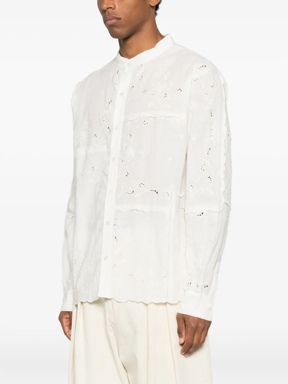 Antik Batik Carmina overhemd Beige